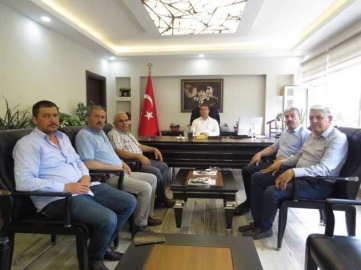 Müteahhitler Derneği, Kaymakamı ziyaret etti