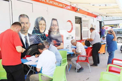 Kan bağışı başladı