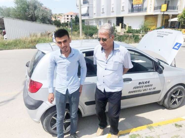 55 sürücü adayı direksiyona geçti