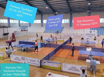 Masa tenisi için son gün yarın