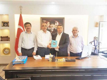 Müftü Yazıcı Çimşit’i ziyaret etti