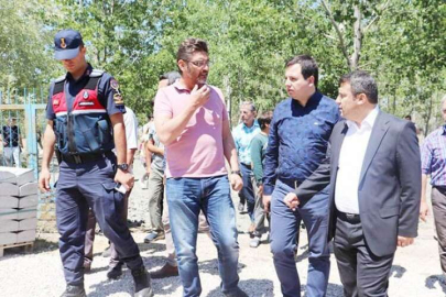 Çimşit ve protokol Çıvgalar’ı ziyaret ettiler