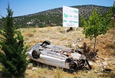 Korkuteli Antalya Karayolunda kaza; 1 Yaralı 