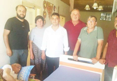 Büyükşehir’den Yelten Mahallesine yatak yardımı
