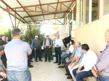 Korkuteli’de mantar üreticileri ziyaret edildi
