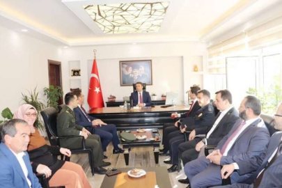 Kaymakam Çimşit protokolü ağırladı