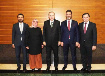 Korkuteli heyeti Cumhurbaşkanını ziyaret etti