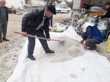 Garipçe’de Mera ıslah çalışması yapıldı