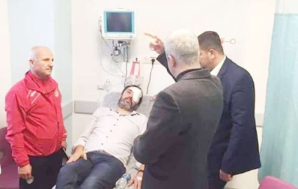 Tınkaz kaza geçirdi