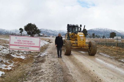  Büyükşehir ekipleri  kar kış dinlemiyor