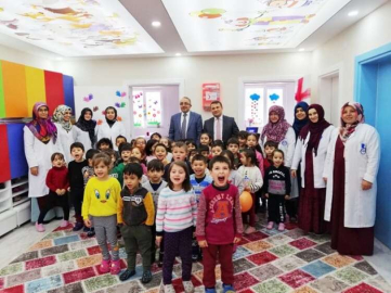 Kaymakam Çimşit’ten miniklere ziyaret