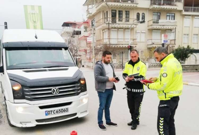 Okul servisleri denetlendi