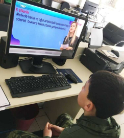 Uzaktan eğitim başladı