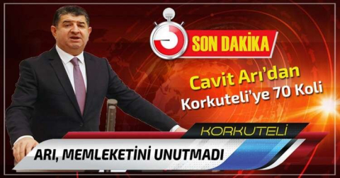 Cavit Arı memleketini unutmadı