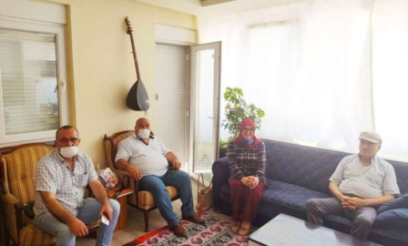 MHP’den Kıbrıs Gazisine ziyaret