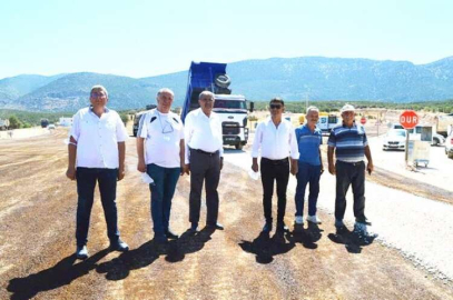 Korkuteli Naldöken yolu asfaltlanıyor