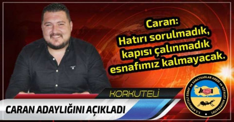 Esnaf hakkını alacak