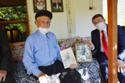 Anlamlı günde Kore gazisine ziyaret