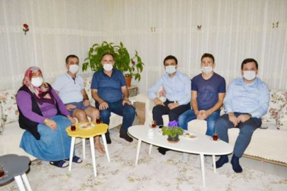 Köse ve Sancaktar’dan şehit ailesine ziyaret