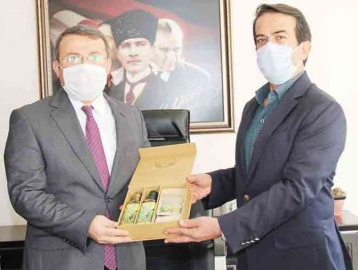 Çandır'dan Kaymakam Çimşit'e ziyaret