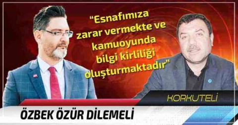 “MAKAMINA YAKIŞMAMIŞ” 