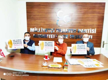 MHP Korkuteli’den “Askıda ekmek” kampanyasına destek 