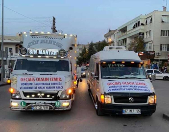 Toplanan yardımlar depremzedelere gönderildi