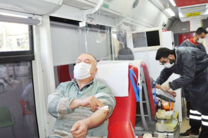  Kızılay kan bağışı için Korkuteli’de