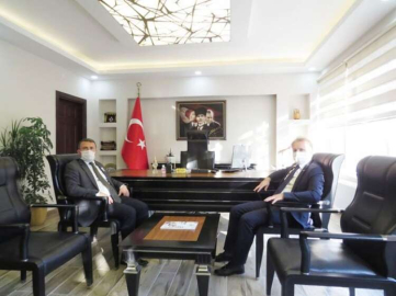 Komşu Kaymakam’dan Çimşit’e ziyaret