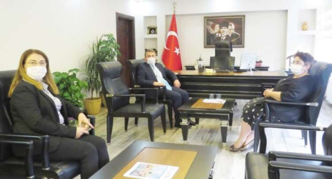 Nüfus Müdürü Güney’den Kaymakam Çimşit’e ziyaret