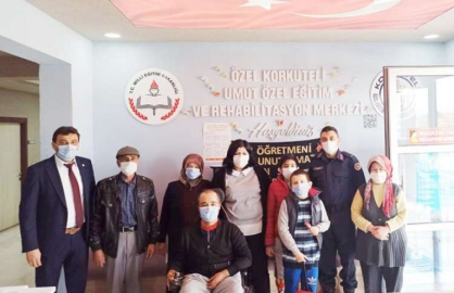 Jandarmadan özel çocuklara ziyaret