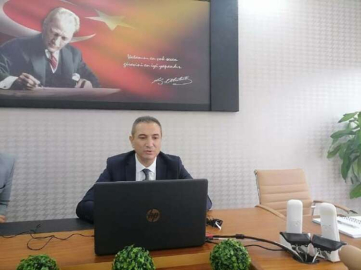 İl Milli Eğitim Müdürü Er’den telekonferansla toplantı