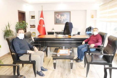  Sancaktar’dan Kaymakam Çimşit’e ziyaret