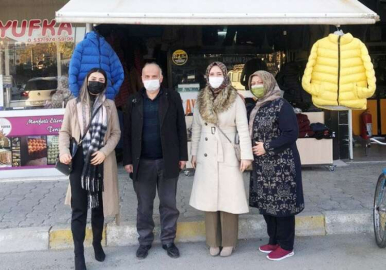  Başkan Çivitçi ve yönetimi esnaf ziyaretinde