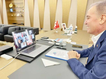 Başkan Böcek ASBAŞ Toplantısına katıldı