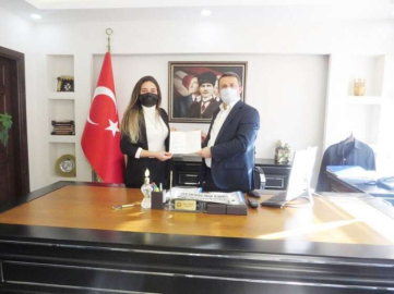 GENÇ ŞAİR’DEN KAYMAKAM ÇİMŞİT’E ZİYARET