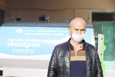 BÜYÜKŞEHİR’DEN BOZOVA VE YEŞİLYAYLA’YA SÜT TANKI