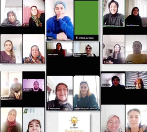  Ak Kadınlardan online toplantı