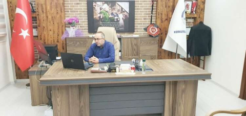 MÜFTÜ YAZICI ÖĞRENCİ VELİLERİ İLE ONLİNE TOPLANDI