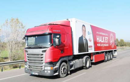 MOBİL HALK ET SATIŞ MAĞAZASI 11 OCAK’TA YOLLARA DÜŞÜYOR 