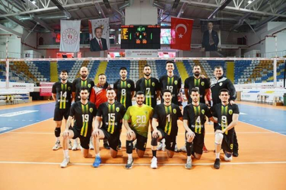 KORKUTELİ BELEDİYESPOR, DEPLASMANDA SET VERMEDİ; 3-0   
