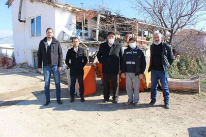   CHP’DEN YANGINZEDE VATANDAŞA ZİYARET