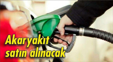 ELMALI BELEDİYESİ AKARYAKIT SATIN ALACAK