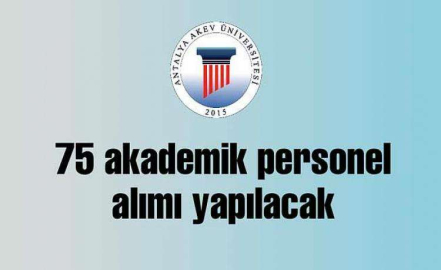 ANTALYA AKEV 22 PERSONEL ALACAK
