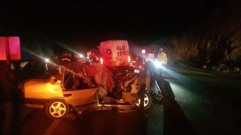 KORKUTELİ’NDE FECİ KAZA: 2 ÖLÜ, 2 YARALI