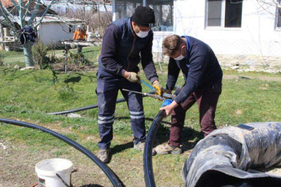  KORKUTELİ'NDE DÖRT MAHALLEDE İÇME SUYU İMALATI YAPILDI