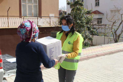 BÜYÜKŞEHİR’DEN KORKUTELİ’NE GIDA YARDIMI