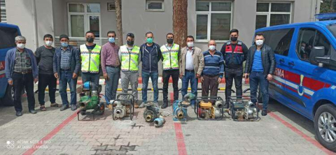 SU MOTORU HIRSIZLARI JASAT TİMLERİNDEN KAÇAMADI 