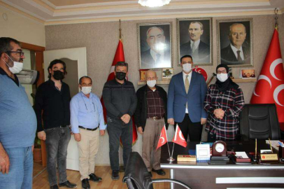  ÜLKÜ OCAKLARI'NDAN MHP'YE ZİYARET 