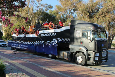 TEMSİLİ BANDIRMA VAPURU BUGÜN KORKUTELİ’NDE